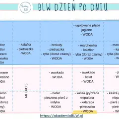 Jadłospis BLW na pierwszy miesiąc: warzywa, ryby, kasze i inne zdrowe propozycje dla malucha.