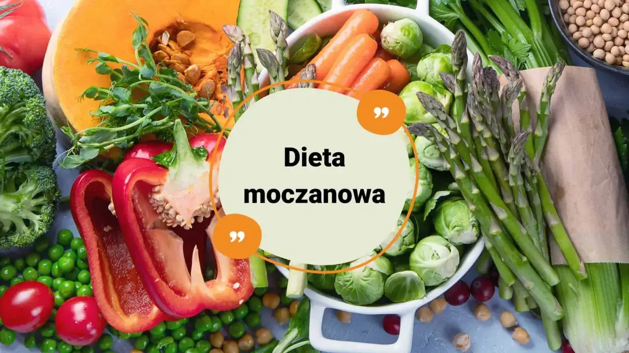 Kolorowe warzywa i napisy 
