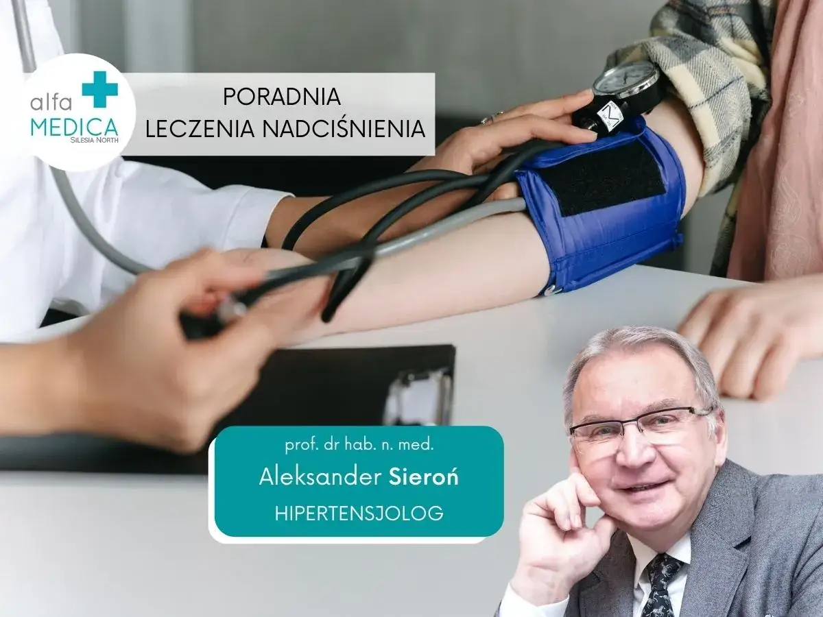 Prof. dr hab. n. med. Aleksander Sieroń, doświadczony hipertensjolog, dba o zdrowie pacjentów w poradni leczenia nadciśnienia Alfa Medica.