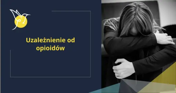 Smutna osoba z opuszczoną głową, symbolizująca uzależnienie od opioidów.